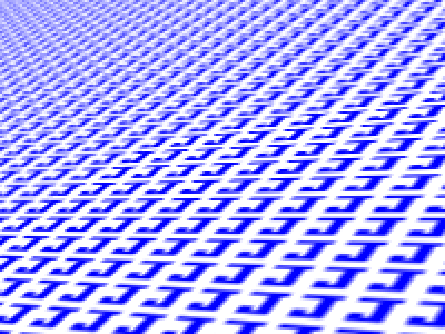Scaling on a 3D surface with interpolation
